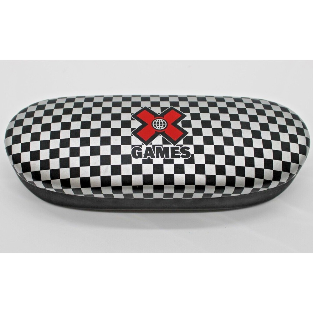 X-GAMES Eyeglasses Sunglasses Case, Clam-Shell Hard Case - Logo
